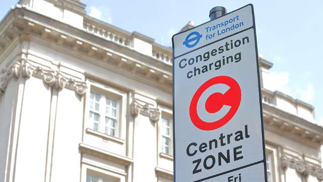 Congestion Charge Zone Sign